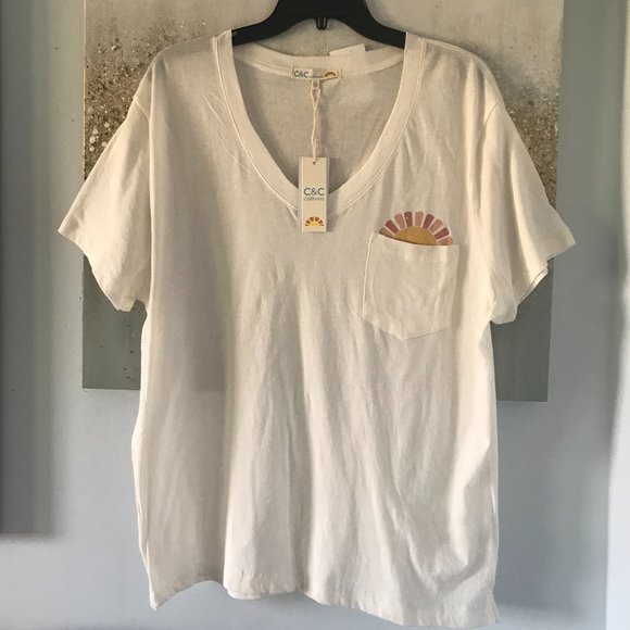 C&C California Cotton T-Shirt (NWT) - Picture 1 of 12